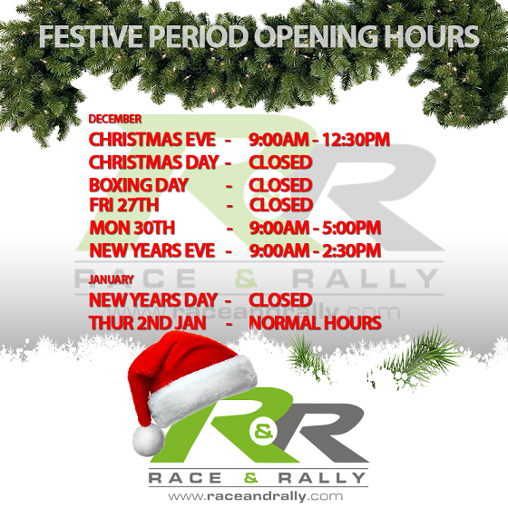 Festive season opening hours