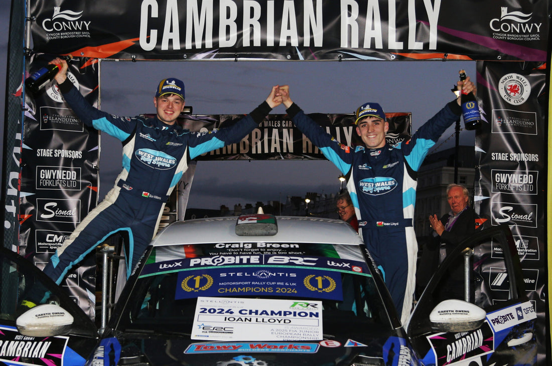 Lloyd lands Junior ERC programme with Stellantis Motorsport Rally Cup title