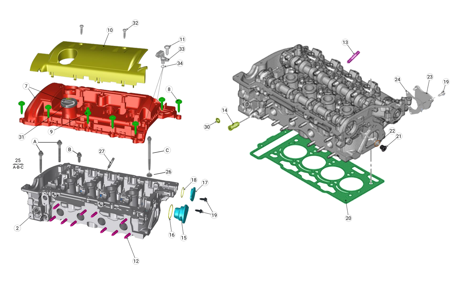 A13 Cylinder Head