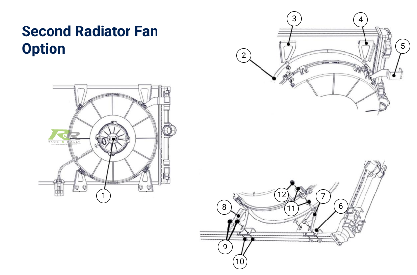 B12 - Second Radiator Fan Option