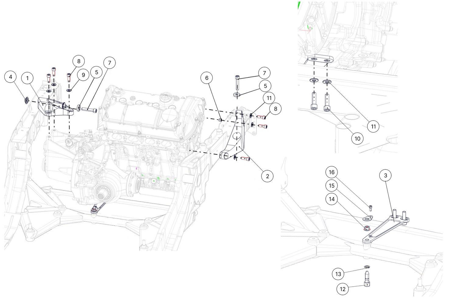 D11 - Engine & Gearbox Mounts