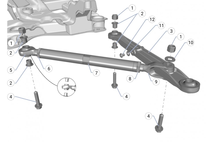 E12 Front Wishbone