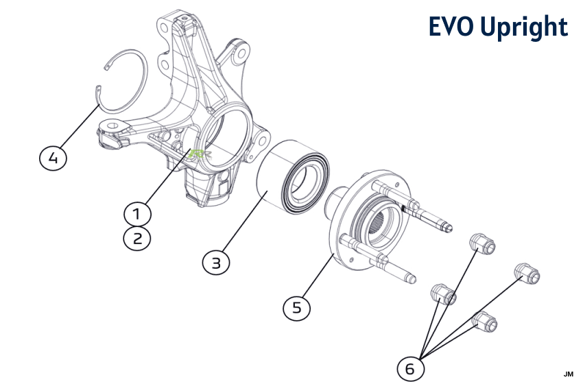 E13 - Front Upright EVO