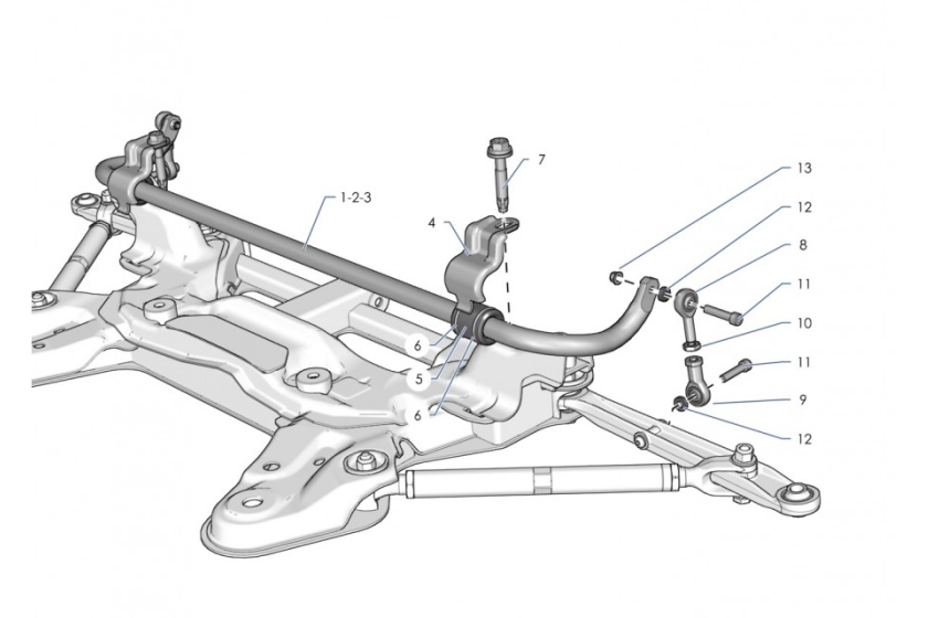 E15 Front Anti-Roll Bar