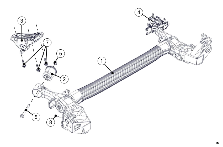 E21 - Rear H Beam