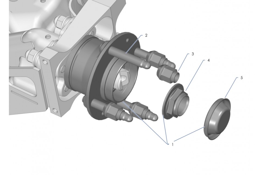 E24 Rear Hub Carrier