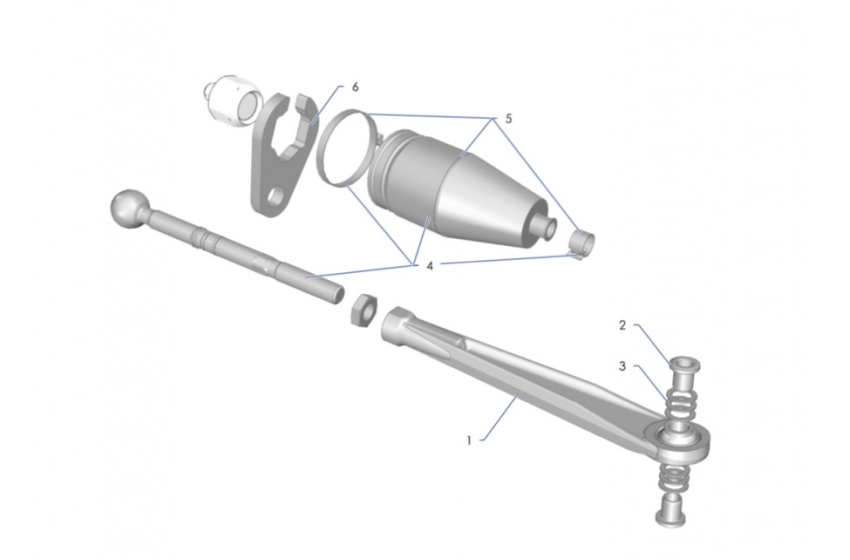 E44 Steering Rod