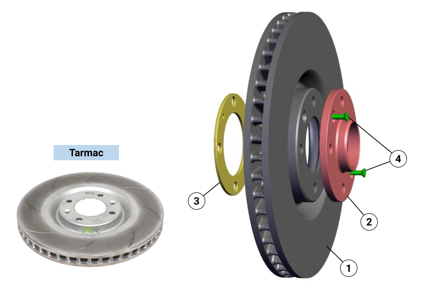 F11 - Front Brake Disc - Tarmac