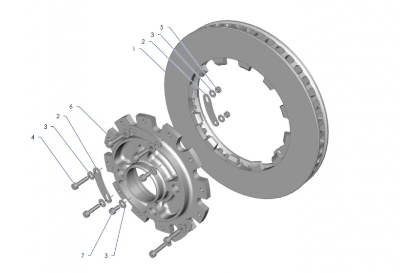 F11 Front Brake Disc - Tarmac
