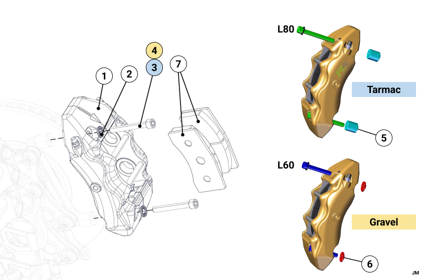F20 - Front Brake Calipers