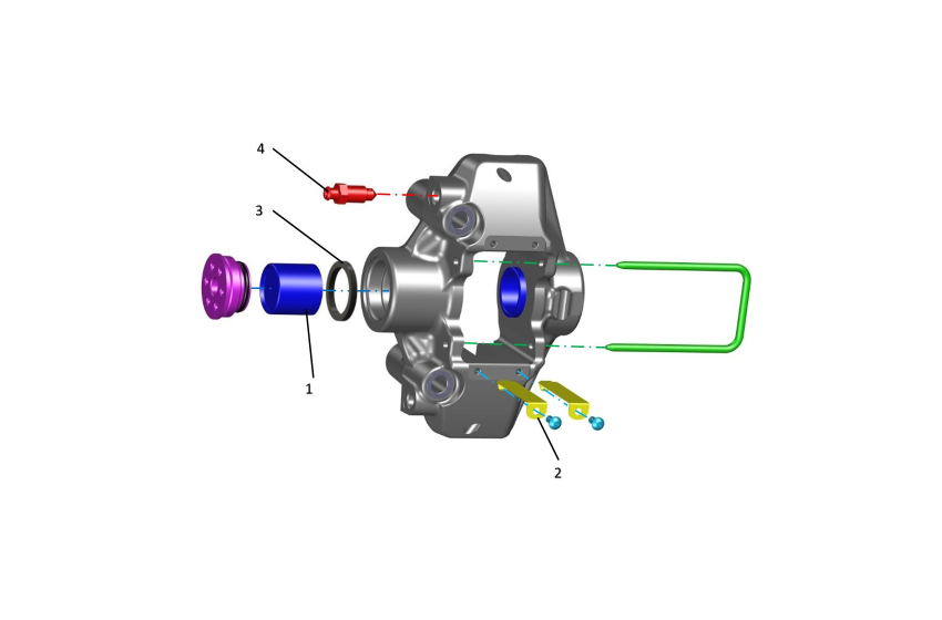 Rear Caliper Rebuild Kit
