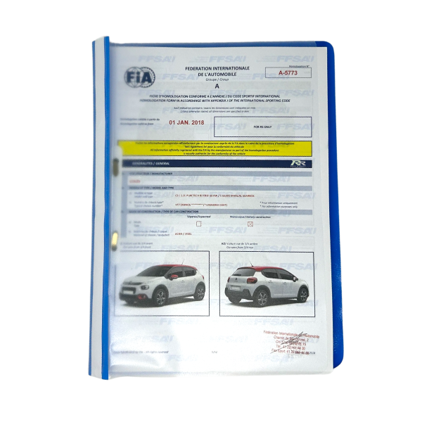 Homologation Papers