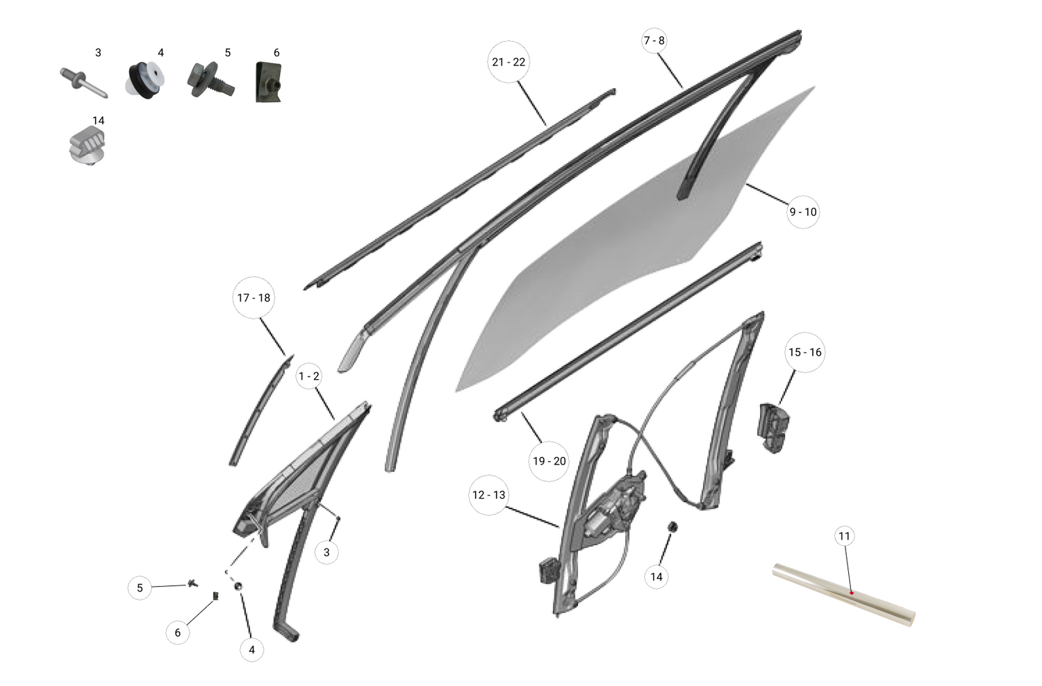P1C Door Window