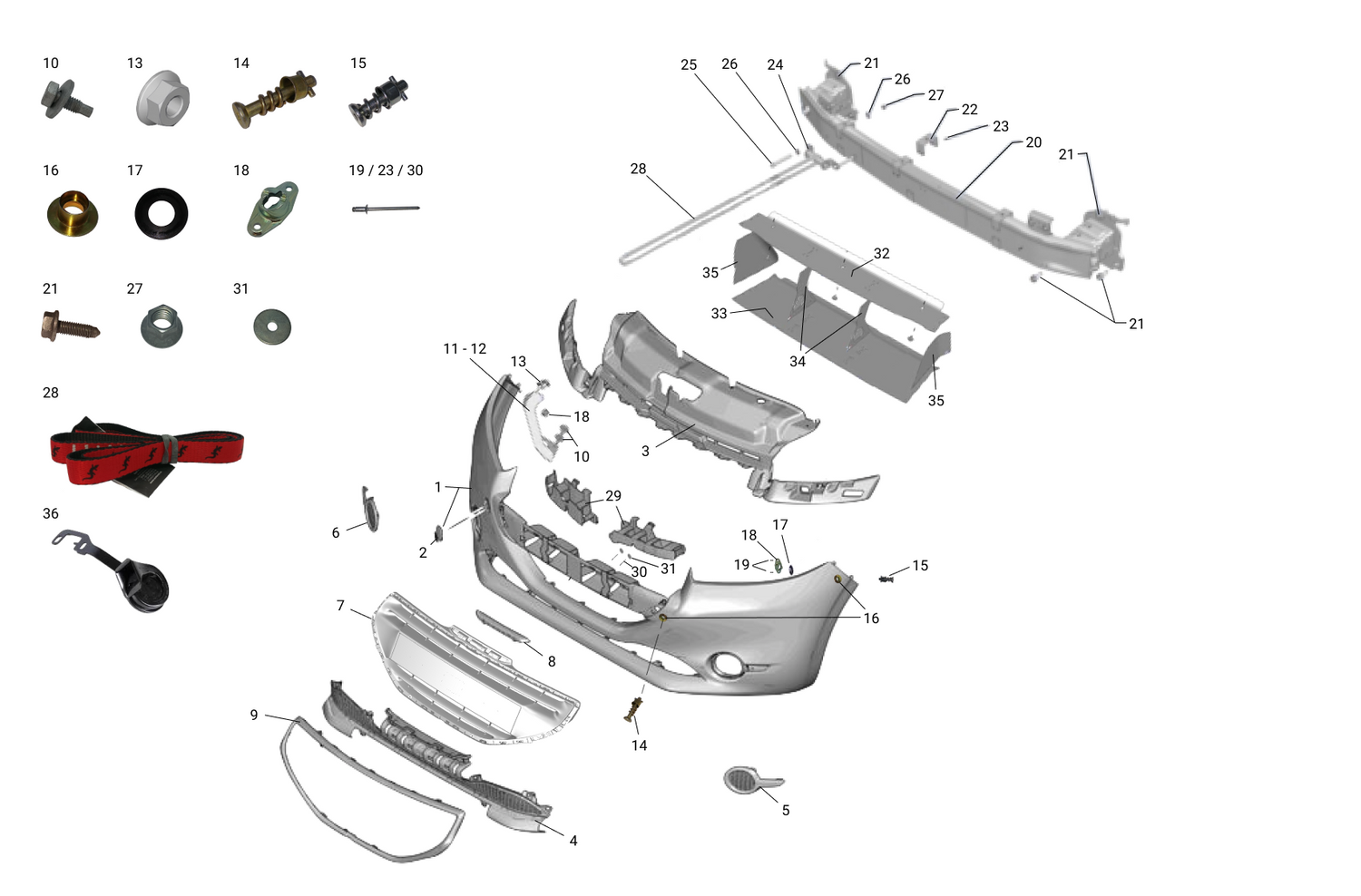 R1A Front Bumper