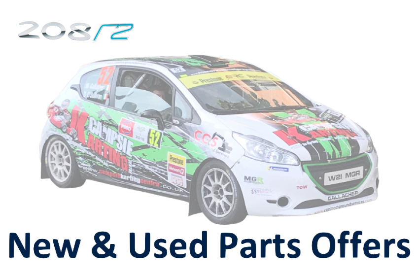 Peugeot Sport 208 R2 Parts & Offers – Race and Rally