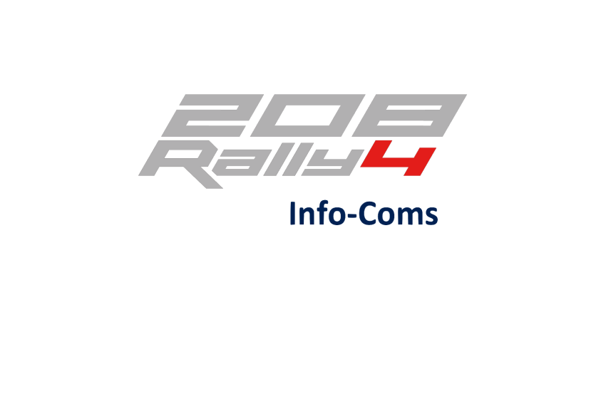Peugeot 208 Rally 4 Info Coms