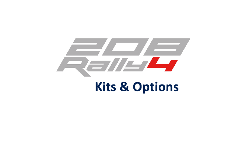 Peugeot 208 Rally 4 Kits & Options