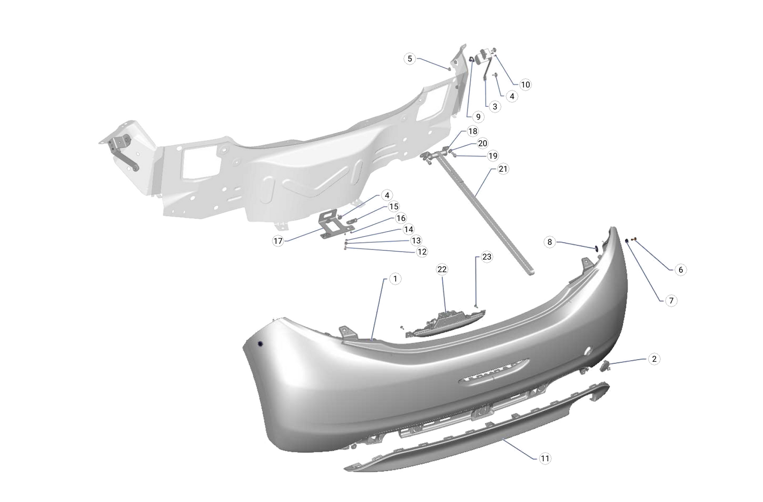 R1B Rear Bumper