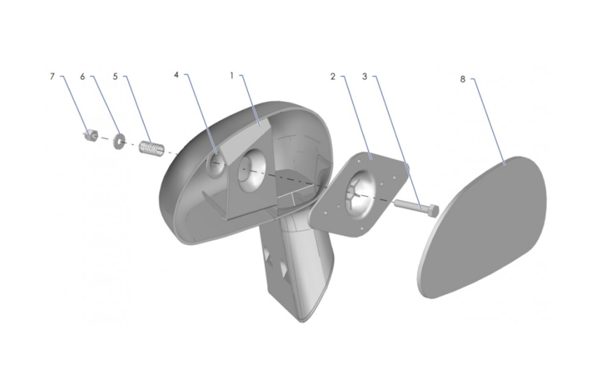 Left Exterior Mirror Kit