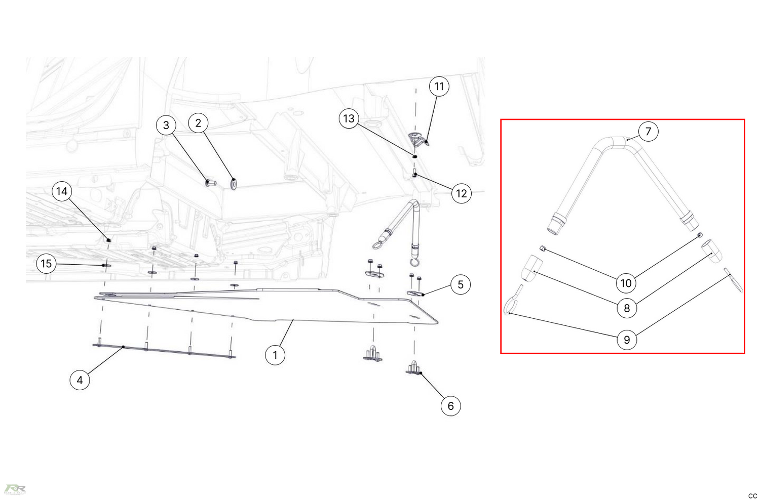 R6C - Rear Arm Protection
