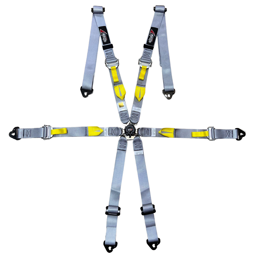 Atech Ultra Lightweight 6-Point Harness - Gray