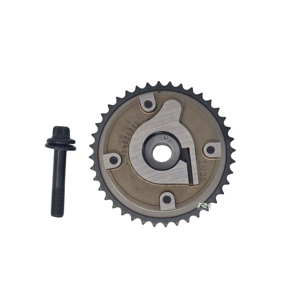 Inlet camshaft sprocket and screw