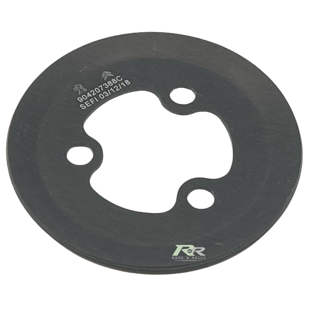 Flange to accessory pulley