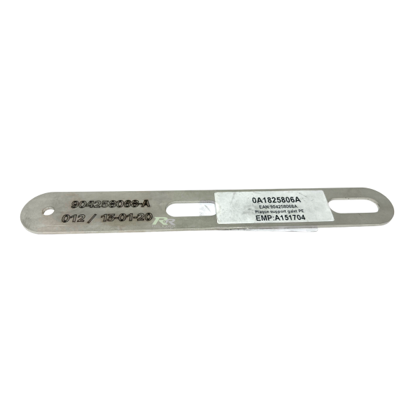 PE roll support plate