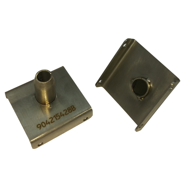 Bottom radiator mounting