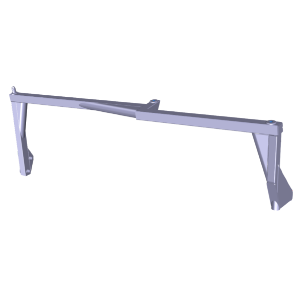 Raceandrally Evo 16 2016 Top Cross Member, automotive part, showing the metal structure with mounting points.