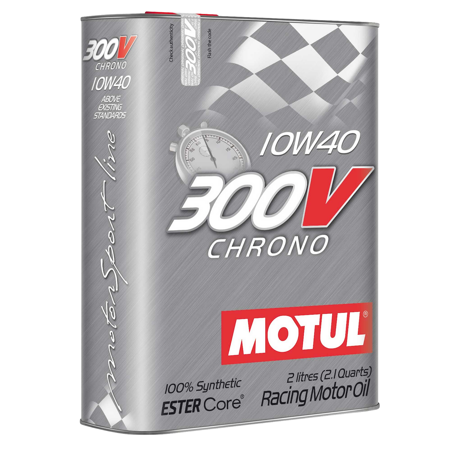 104243 Motul 300V Chrono 10W-40 Fully Synthetic Ester Racing Engine Oil - 2L