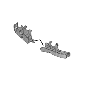 Bumper absorber - Pair