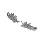 Bumper absorber - Pair