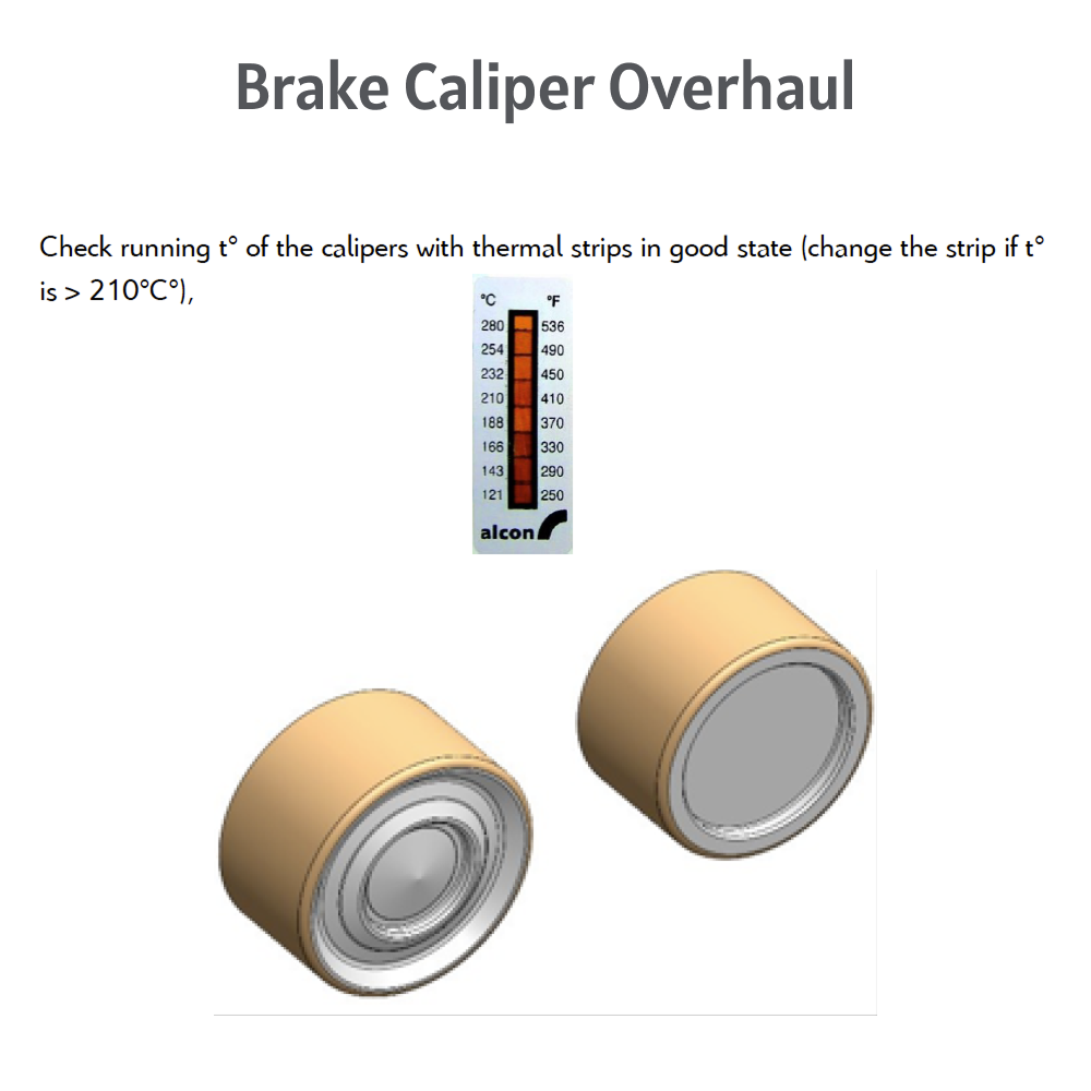 1910 - Brake calipers overhaul