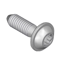 Screw with base M6x20