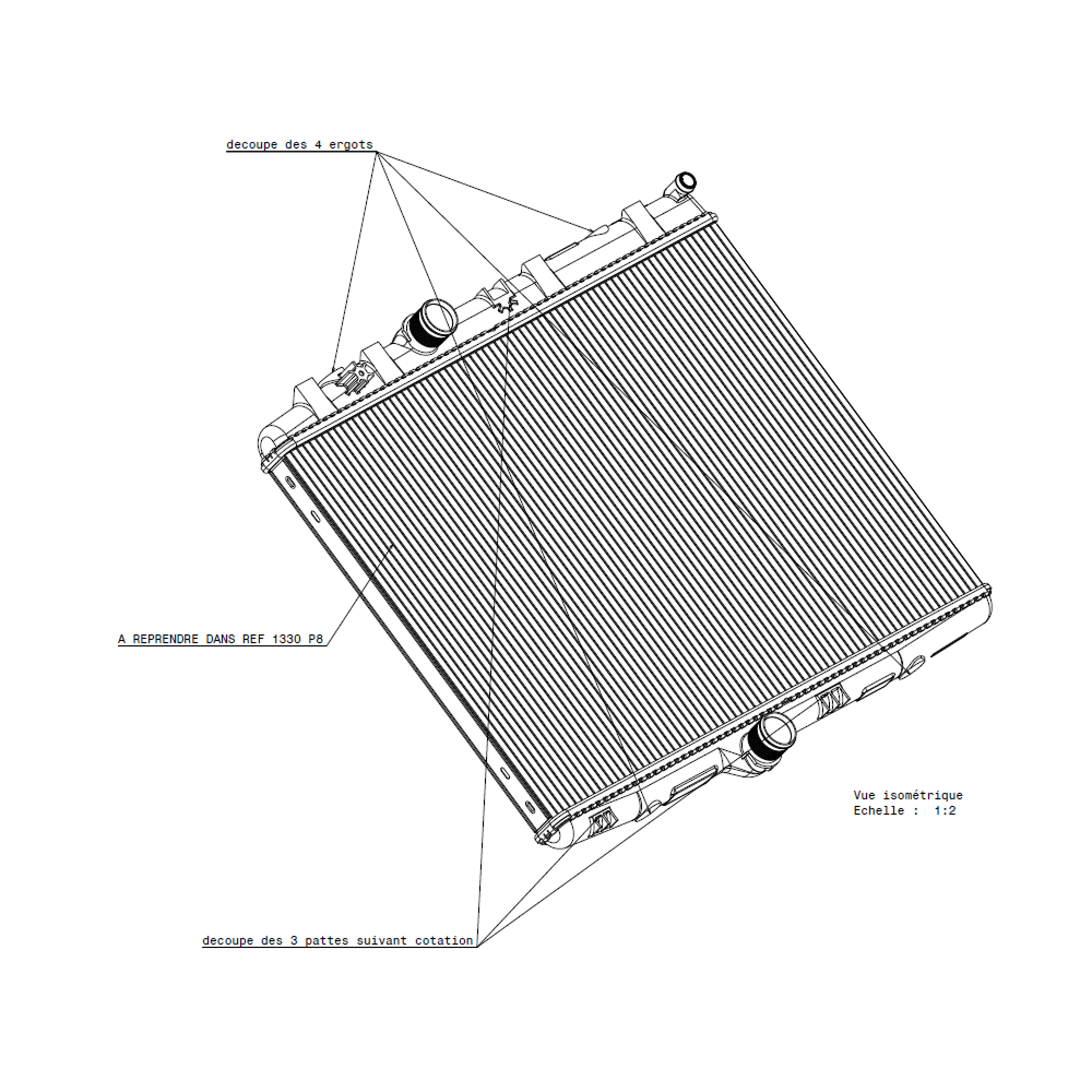 1929 - Serial water radiator modification - Non Evo