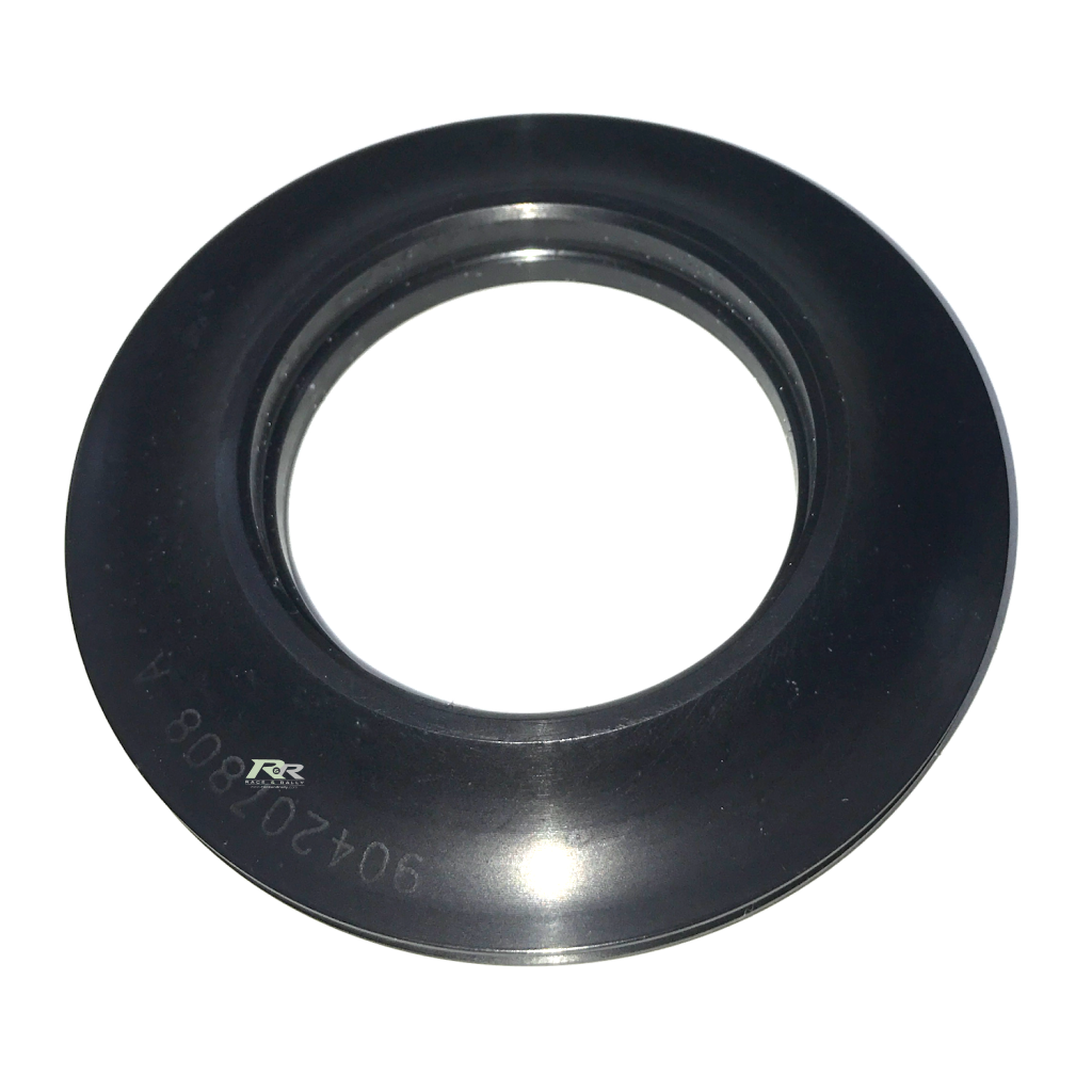 Top spring cup mounting