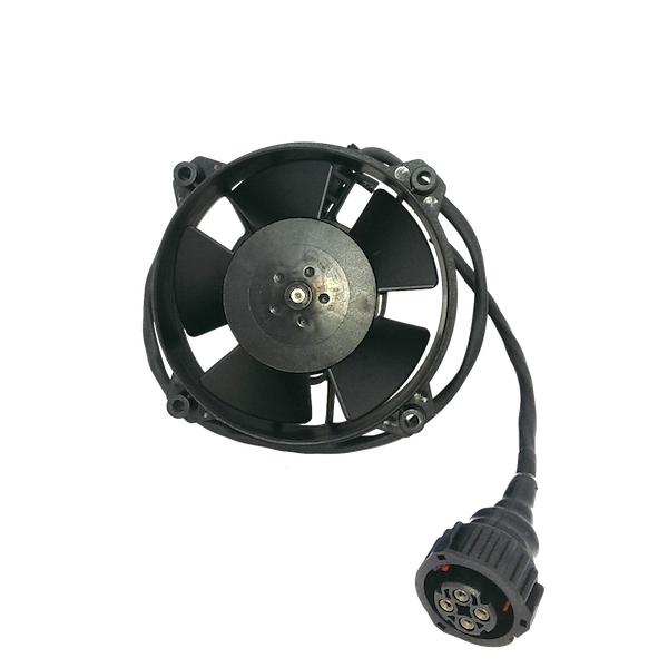 Wired rear differential fan
