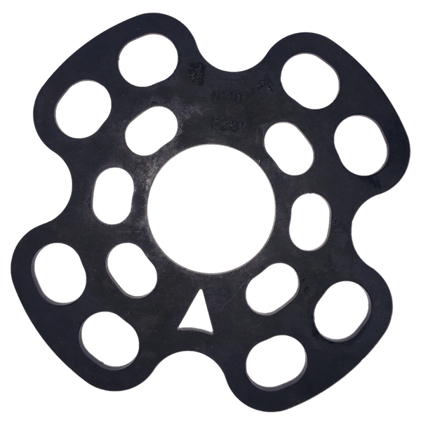 Rear stub axle spacer n° 11 setting 1°28'