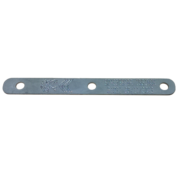 Counterplate for scraper bracket