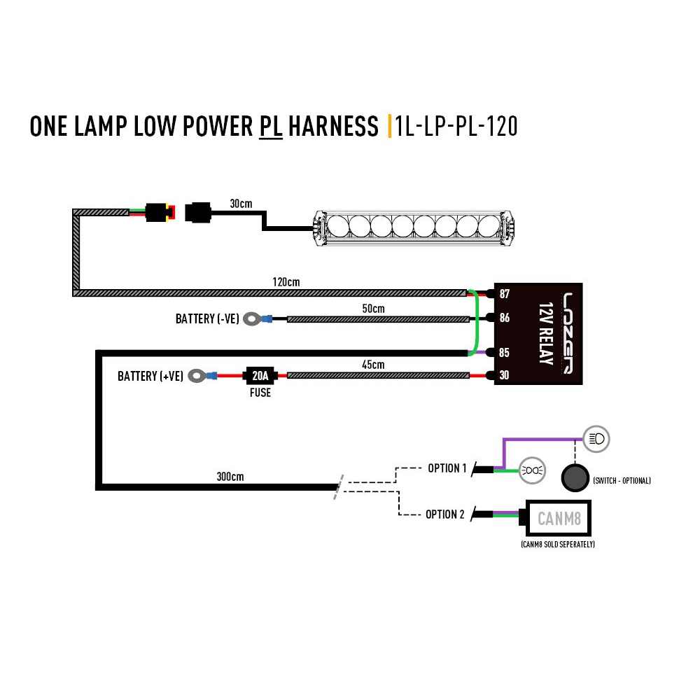1L-LP-PL-120 - Wiring Diagram