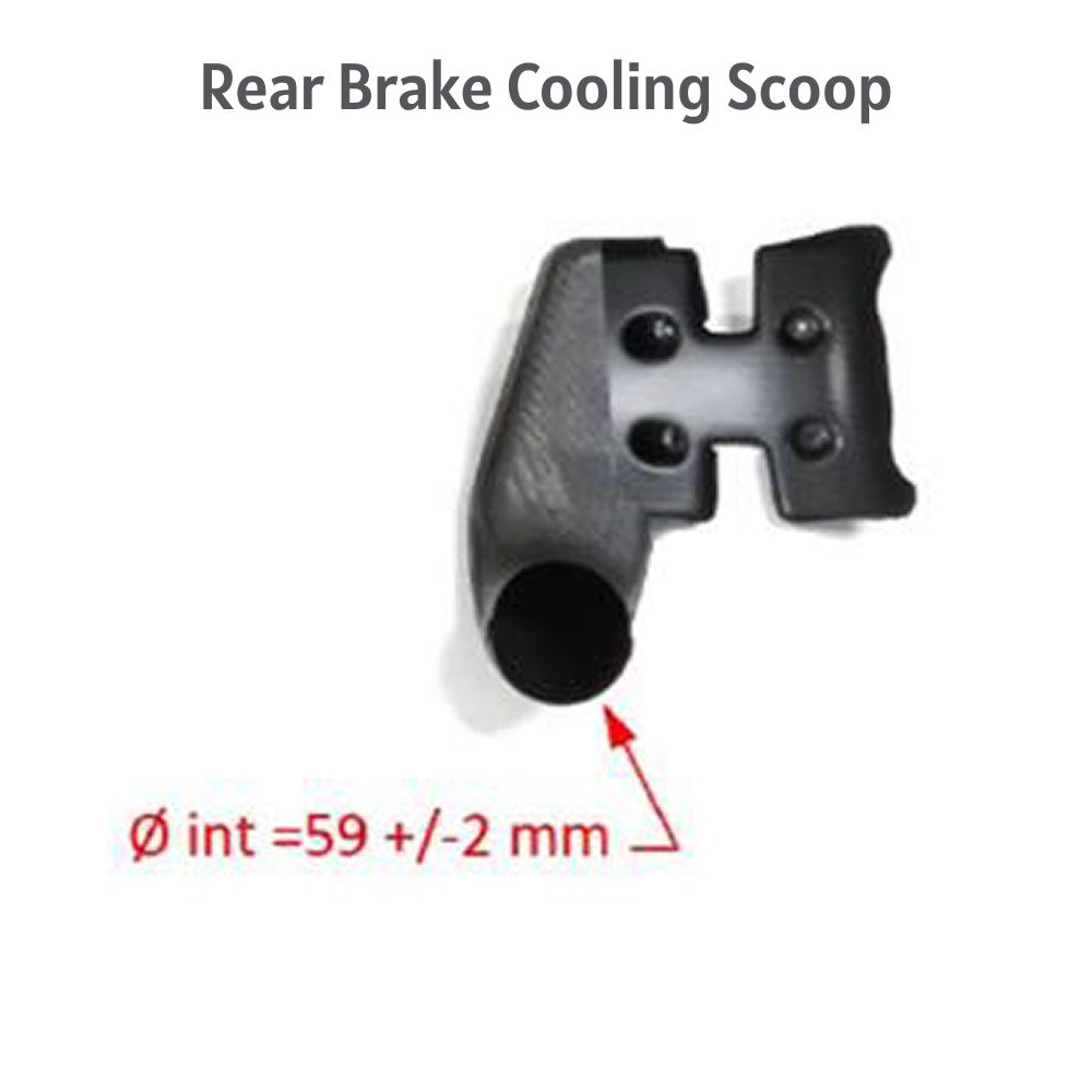 2307 - Rear brake cooling scoop