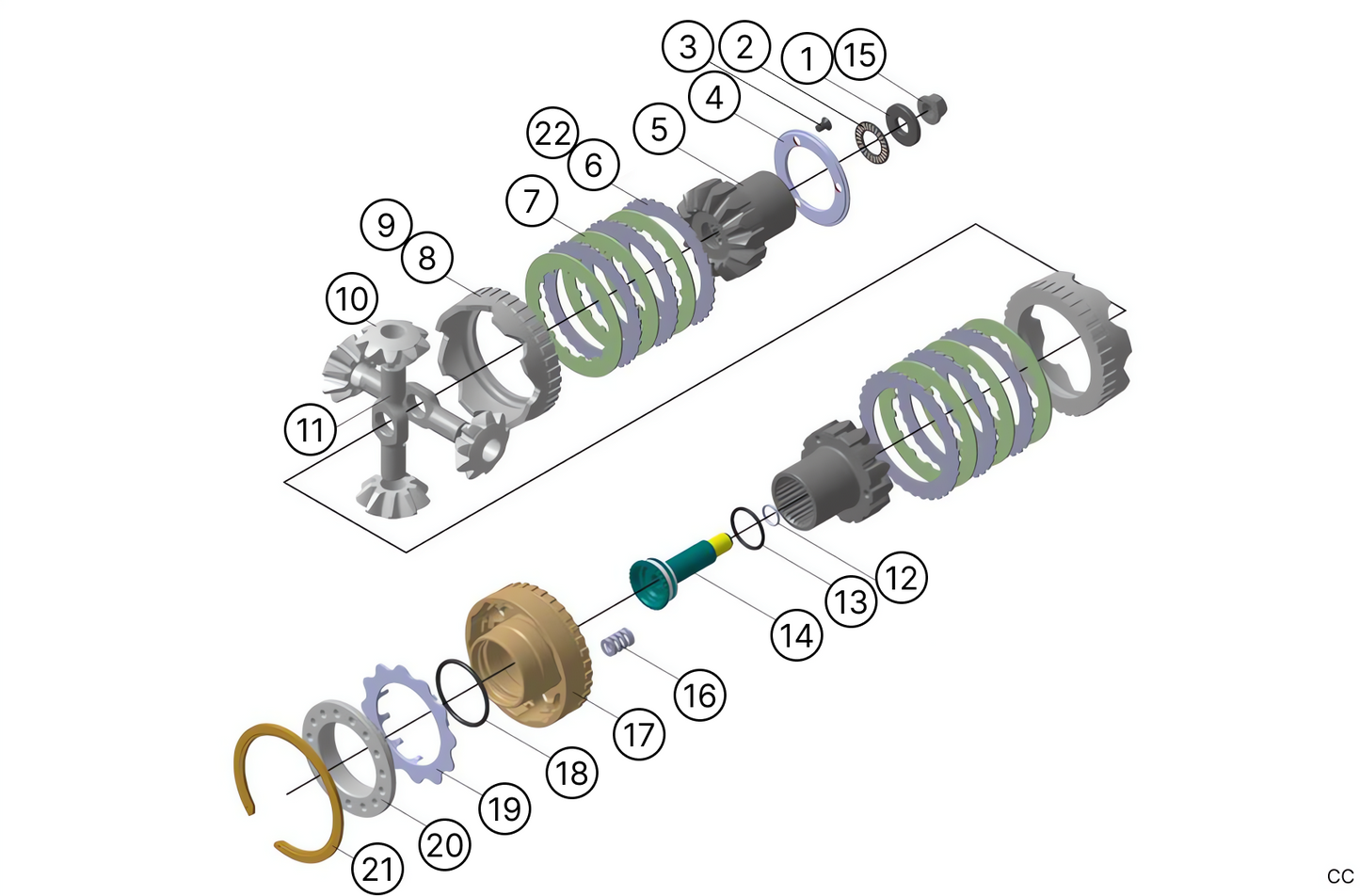 C343 - Differential Mechanism - Race and Rally