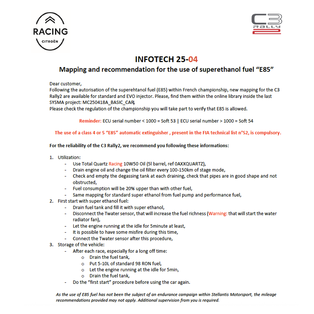 2504 - E85 Super Ethanol Fuel