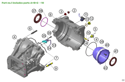 C345 - Rear Diff Housing - Race and Rally