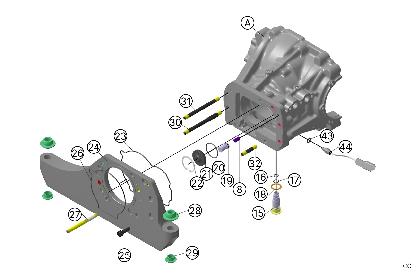 C345 - Rear Diff Housing - Race and Rally