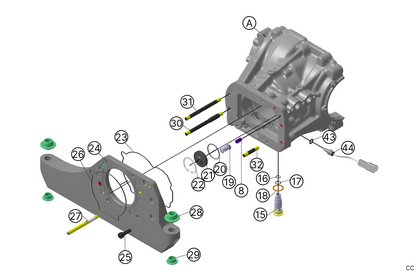 C345 - Rear Diff Housing - Race and Rally