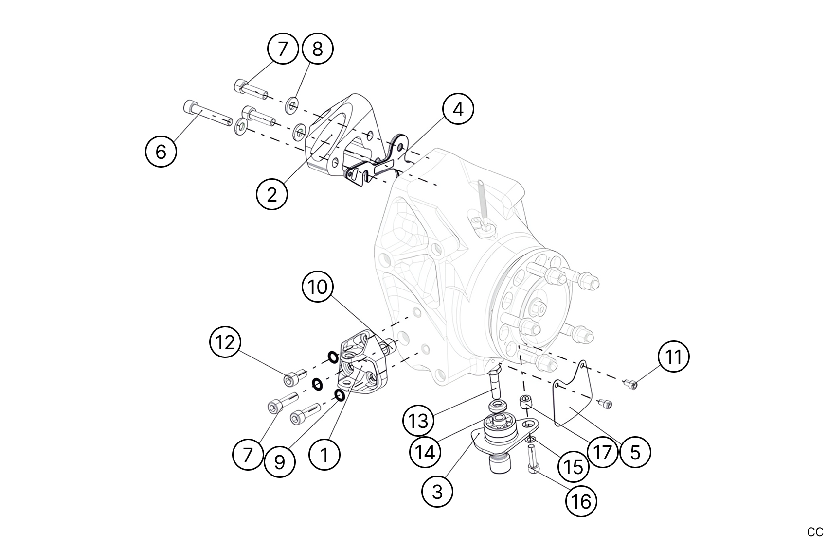 E13 - Front Upright - Gravel