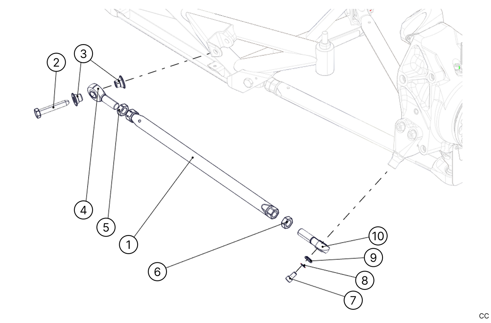 E23 - Track Rod Rear