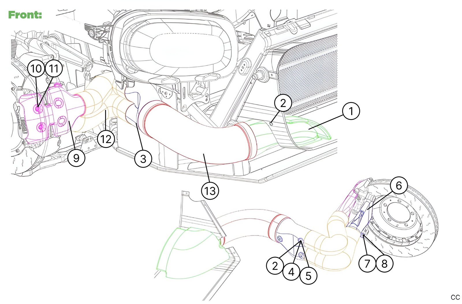 F22 - Brake Cooling - Tarmac
